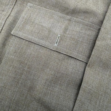 Chemise d'officier US Army "Moutarde" – Laine & Gabardine