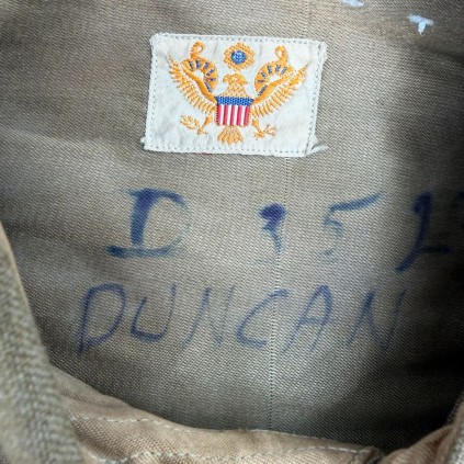 Chemise d'officier US Army "Moutarde" – Laine & Gabardine