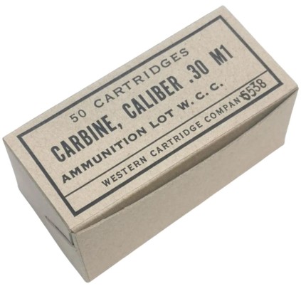 Boîtes de Munitions .30 Carbine M1 (Repro – Vides)