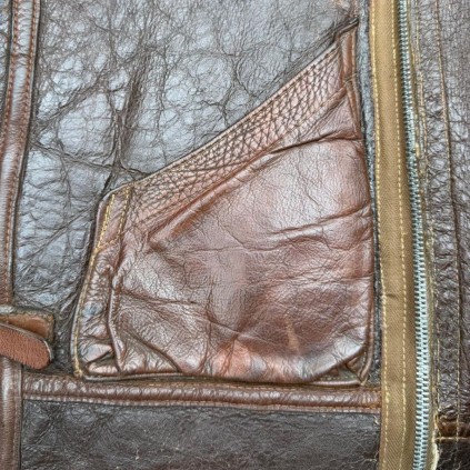 Blouson de vol B-3 – Aero Leather Clothing Co. – Taille 40
