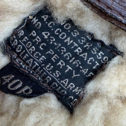 Blouson de vol B-3 – Aero Leather Clothing Co. – Taille 40