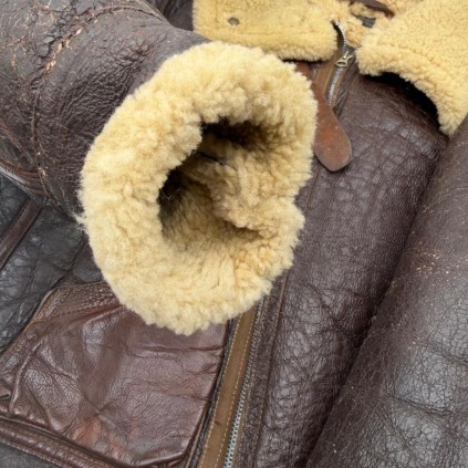 Blouson de vol B-3 – Aero Leather Clothing Co. – Taille 40