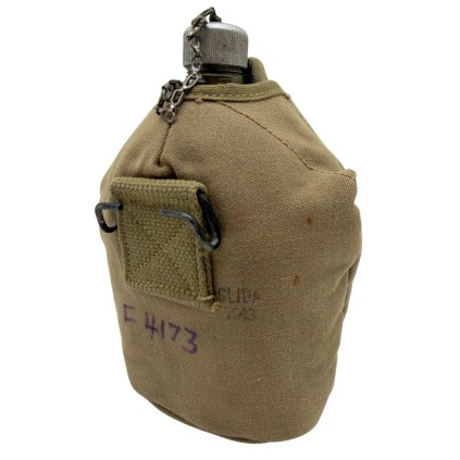 Ensemble Gourde US Army – Marquages Nominatifs – Mixte WWI/WWII