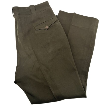 Pantalon de sortie d'officier US Army "Chocolate" – OD51 – WWII