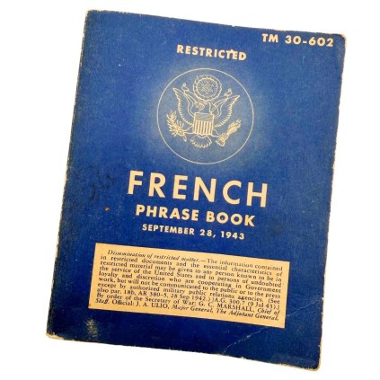 french book original WW2