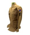 Chemise Moutarde US M37 - Sergent 4th Armored Division - WW2