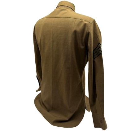 Chemise Moutarde US M37 - Sergent 4th Armored Division - WW2