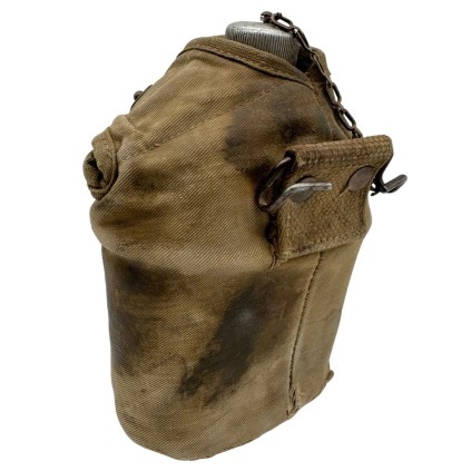 Ensemble Gourde US WW2 - Bidon Vollrath 1944 & Quart AGM Co 1918