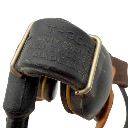 Laryngophone US Army T-30-S - Complet avec Élastique - WW2