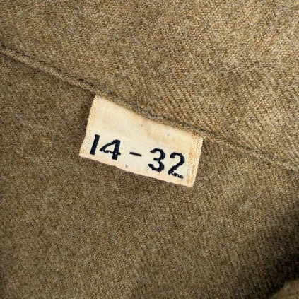 Chemise Moutarde US Army M37 - Troupe - Taille 14-32