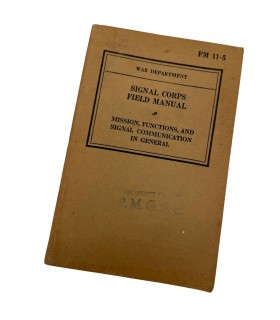 Manuel Militaire US Signal Corps
