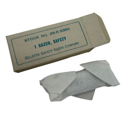 Rasoir "Gillette Safety Razor" - Reproduction WW2 (Stock No. 25-R-3350)