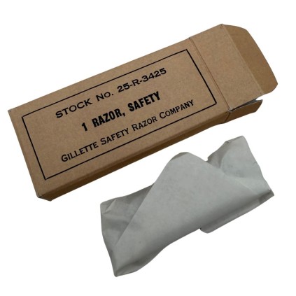 Rasoir "Gillette Safety Razor" - Reproduction WW2 (Stock No. 25-R-3425)