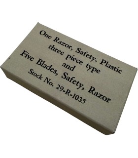 Set de Rasage "Clix" - Rasoir de Sécurité Plastique et Lames - Reproduction W