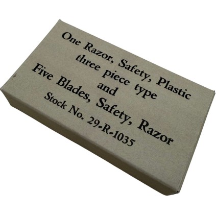 Set de Rasage "Clix" - Rasoir de Sécurité Plastique et Lames - Reproduction W