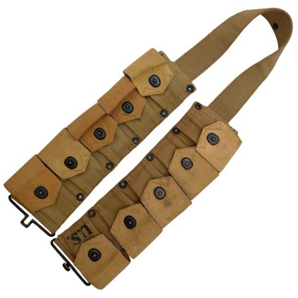 Ceinturon Cartouchière M-1923 pour Fusil M1 Garand - HIDSON MFG CO 1942