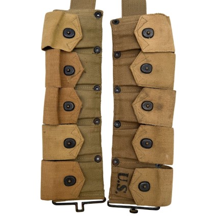 Ceinturon Cartouchière M-1923 pour Fusil M1 Garand - HIDSON MFG CO 1942