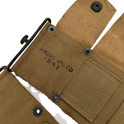 Ceinturon Cartouchière M-1923 pour Fusil M1 Garand - HIDSON MFG CO 1942