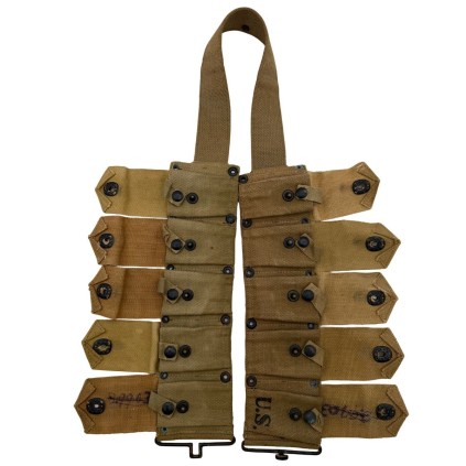 Ceinturon Cartouchière M-1923 pour Fusil M1 Garand - HIDSON MFG CO 1942