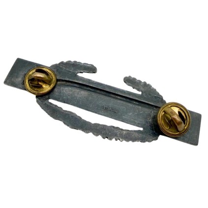 Brevet Combat Infantryman Badge (CIB) – Argent Sterling – Clutch PAT NOS