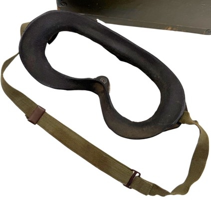 Lunettes M-1944 (Goggles) Type B-8 – Stock No. 74-G-77 – Avec boîte d'origine