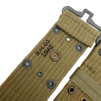 Ceinturon M-1936 (Pistol Belt) – État NOS – R.M CO 1942