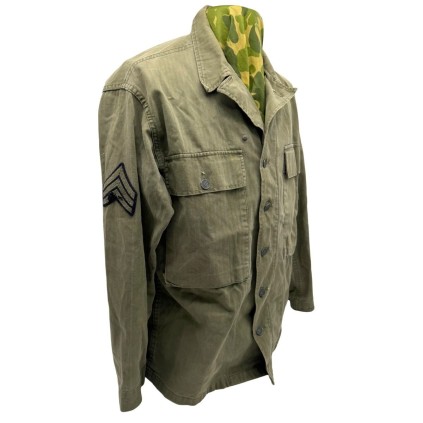 Veste HBT M-1943 – 2nd Armored Division – Sergent – Taille 38R