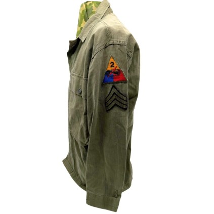 Veste HBT M-1943 – 2nd Armored Division – Sergent – Taille 38R