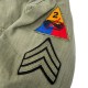 Veste HBT M-1943 – 2nd Armored Division – Sergent – Taille 38R