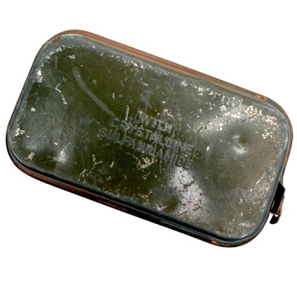 Pansement individuel "Carlisle Model" – Boîte métal OD – Avec Sulfanilamide