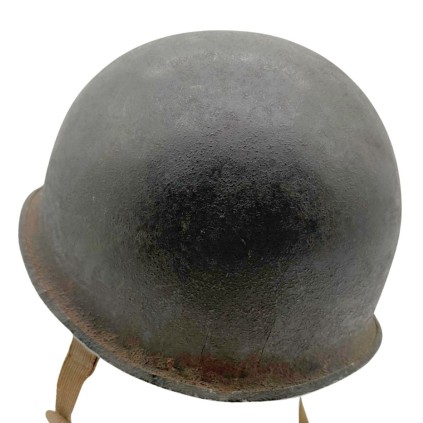 Casque US M1 – Coque Schlueter – Liner Westinghouse Rayonne – Nominatif