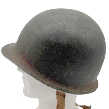 Casque US M1 – Coque Schlueter – Liner Westinghouse Rayonne – Nominatif