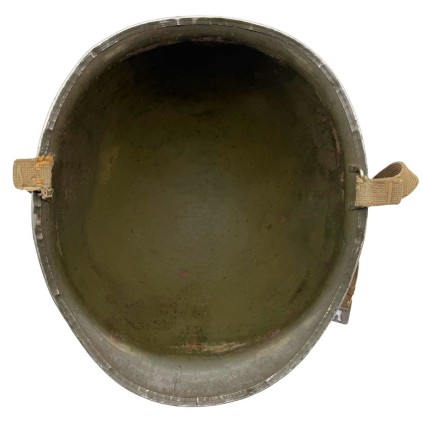 Casque US M1 – Coque Schlueter – Liner Westinghouse Rayonne – Nominatif