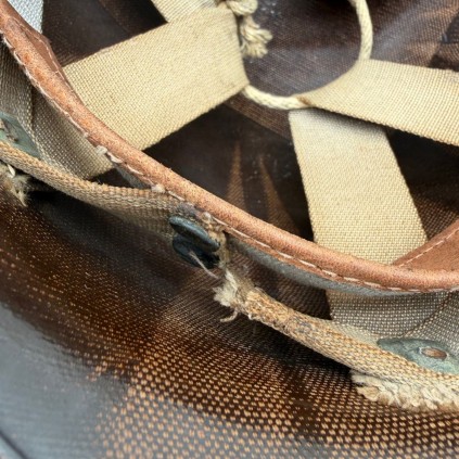 Casque US M1 – Coque Schlueter – Liner Westinghouse Rayonne – Nominatif