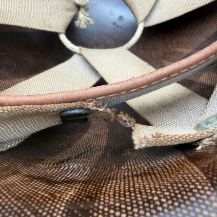 Casque US M1 – Coque Schlueter – Liner Westinghouse Rayonne – Nominatif