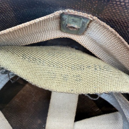 Casque US M1 – Coque Schlueter – Liner Westinghouse Rayonne – Nominatif