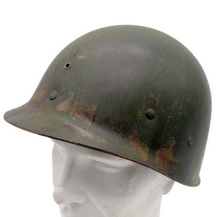 Casque US M1 – Coque Schlueter – Liner Westinghouse Rayonne – Nominatif