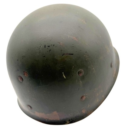 Casque US M1 – Coque Schlueter – Liner Westinghouse Rayonne – Nominatif