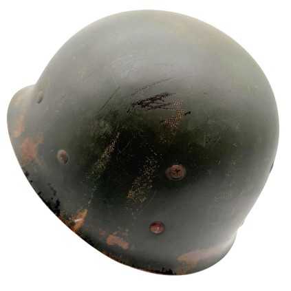 Casque US M1 – Coque Schlueter – Liner Westinghouse Rayonne – Nominatif