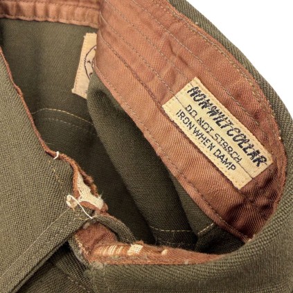 Chemise Officier "Chocolat" – West Point Gabardine – Grande Taille