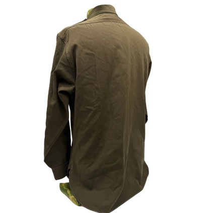 Chemise Officier "Chocolat" – West Point Gabardine – Grande Taille