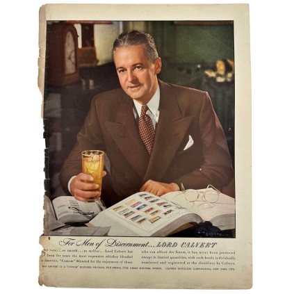 Publicité "Lucky Strike" – L.S./M.F.T. – Dos de magazine YANK (1945)