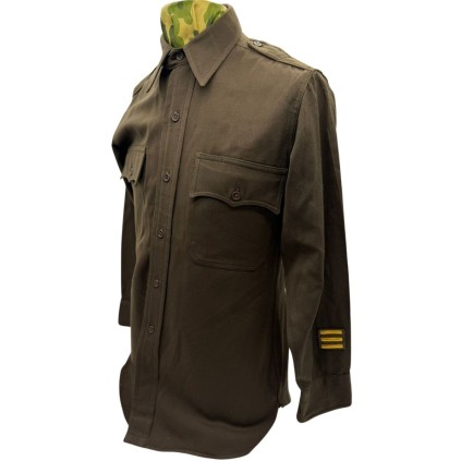 Chemise Officier "Chocolat"