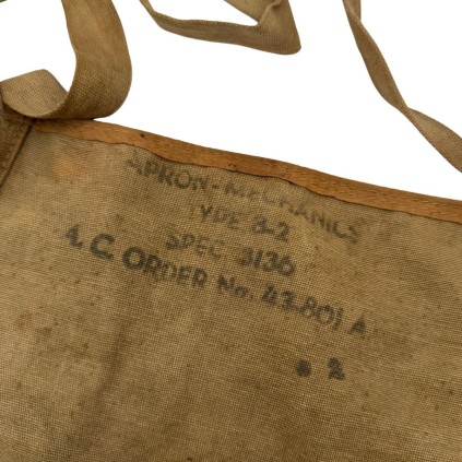 Tablier de mécanicien Type B-2 – US Army Air Forces – 1943