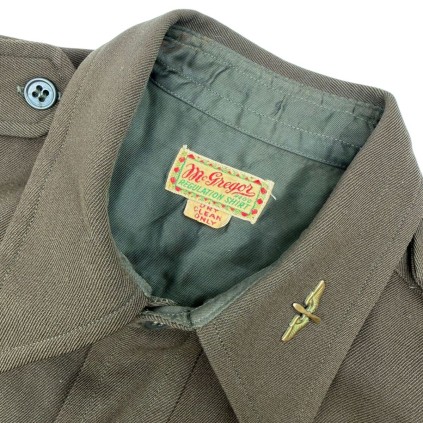 Chemise Officier "Chocolat" – USAAF – Patch British Made – McGregor