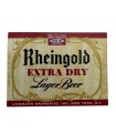Reproduction Étiquette de Bière Rheingold Extra Dry – US WW2
