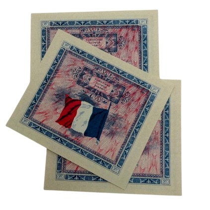 Lot de 12 Reproductions de Billets "D-Day" – Francs Alliés – Série 1944