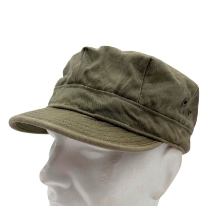 Casquette Casquette HBT (Herringbone Twill) originale WWII – Taille 7 1/8 (57 cm)