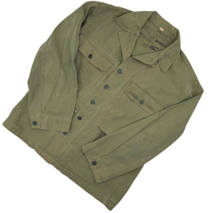 Veste HBT M-1943 – US Army – Nominative Grendell – Taille 38R