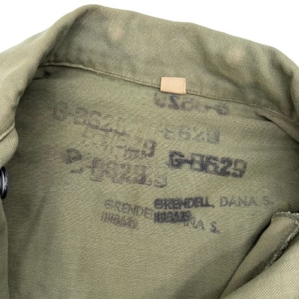 Veste HBT M-1943 – US Army – Nominative Grendell – Taille 38R